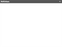 Tablet Screenshot of merchant.multisafepay.com